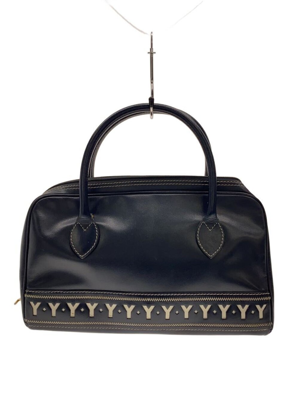 Saint Laurent Y Ligne Leather Crossbody Bag Blue
